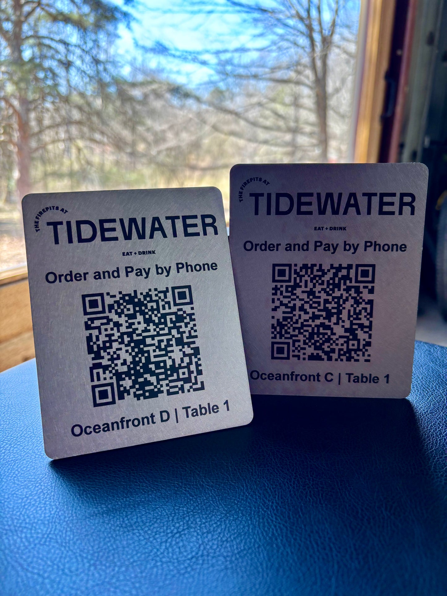 Metal QR Codes-Business Logo, Restaurants, Menu, QR, Sustainable and Eco friendly, Stainless Steel, Customized