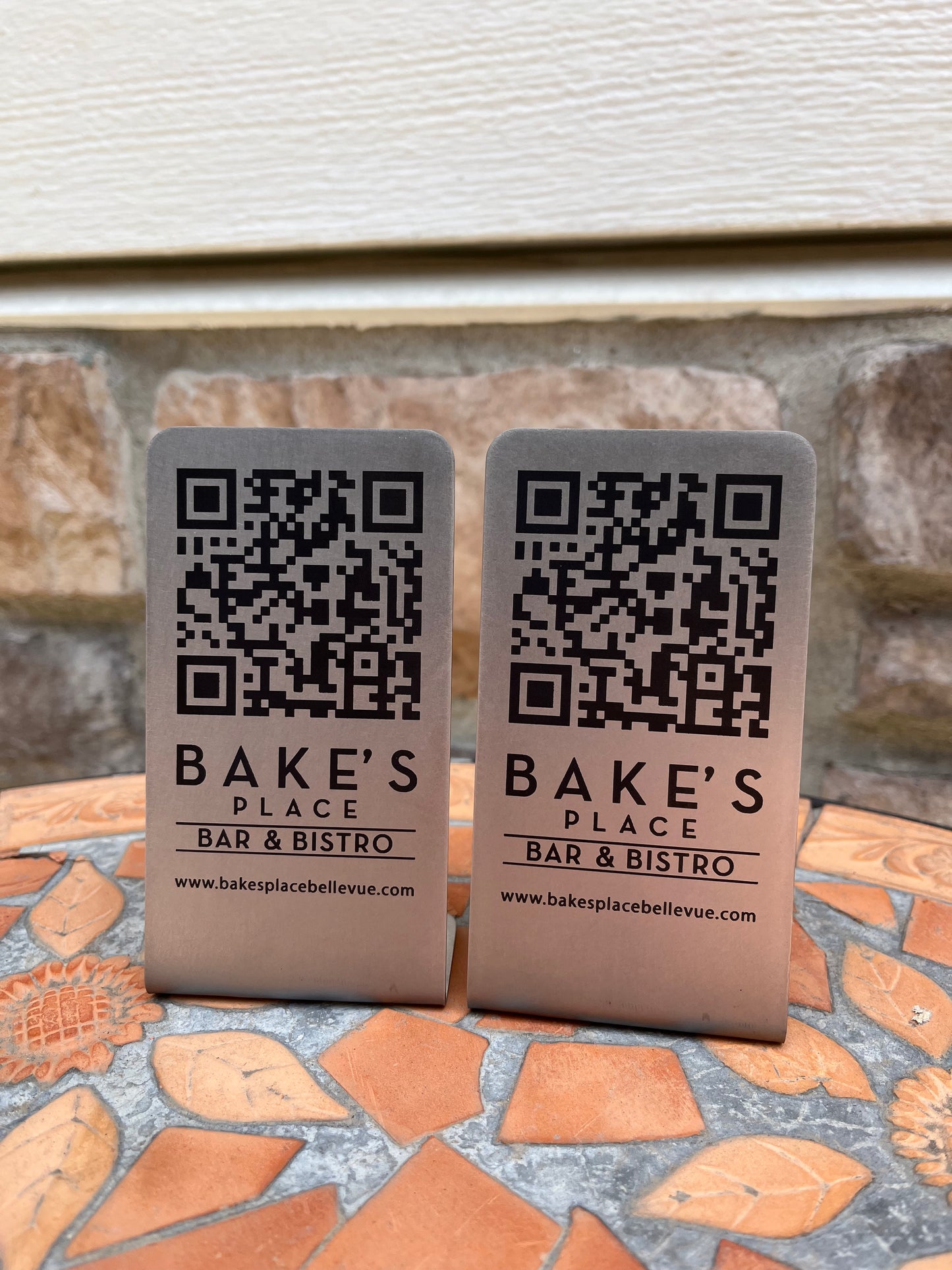 Metal QR Codes-Business Logo, Restaurants, Menu, QR, Sustainable and Eco friendly, Stainless Steel, Customized