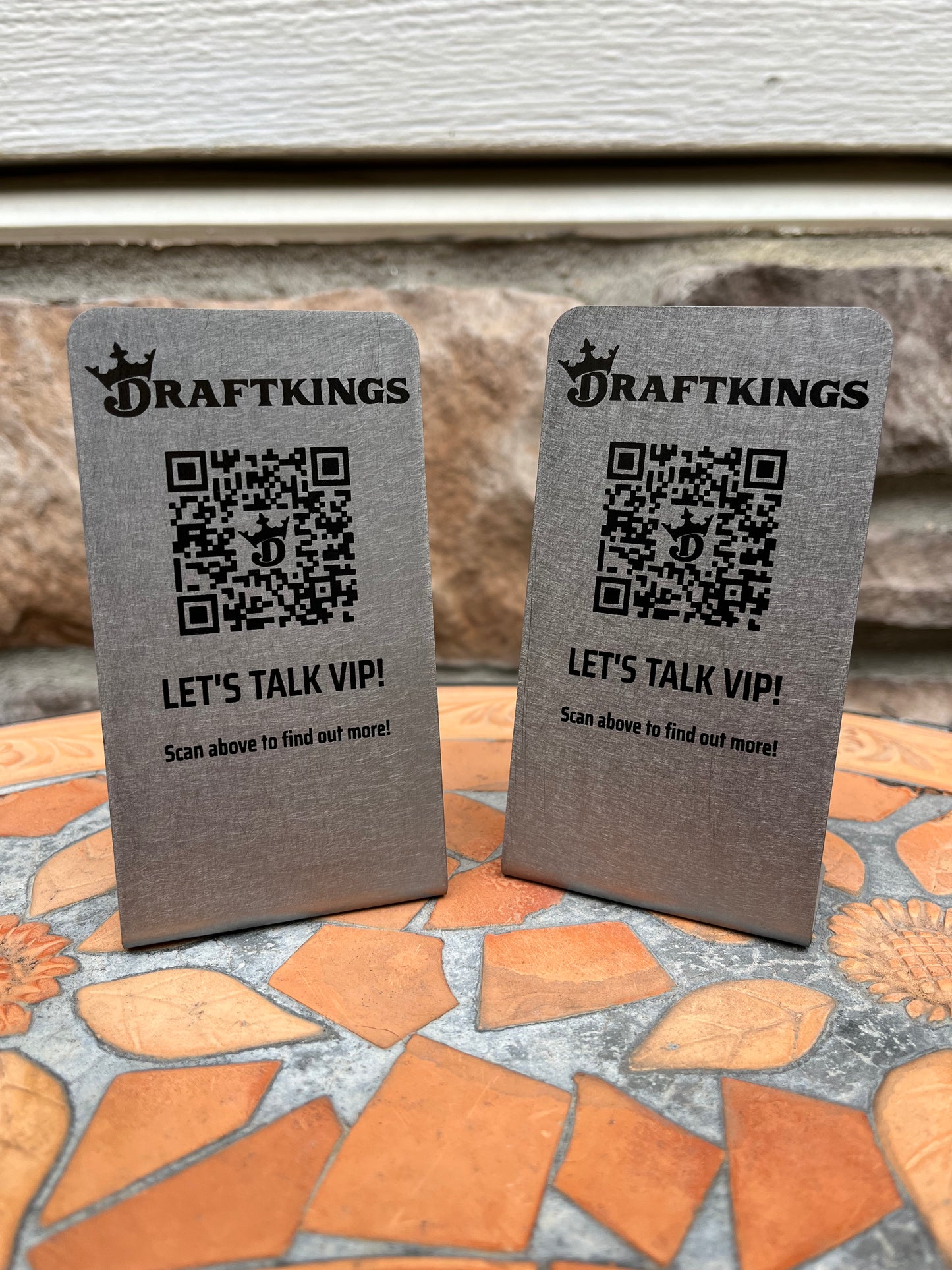 Metal QR Codes-Business Logo, Restaurants, Menu, QR, Sustainable and Eco friendly, Stainless Steel, Customized