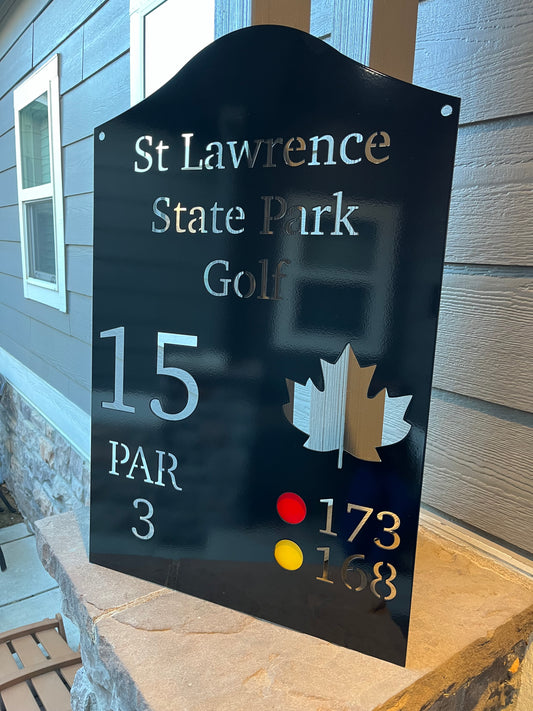 Golf Course Signage, Tee Signs, Custom, Golf, Signage, Hole signage, Golf Courses, Tee Markers