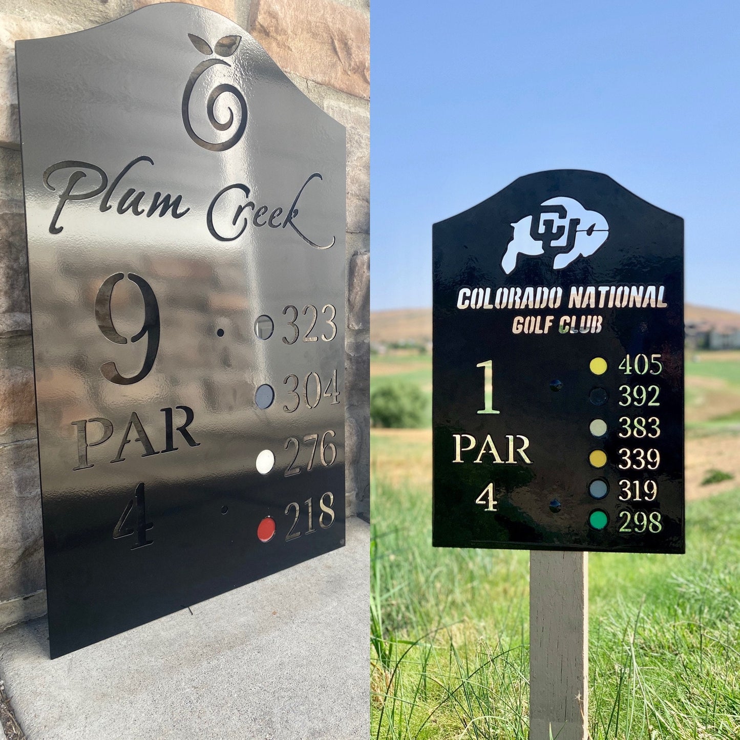 Golf Course Signage, Tee Signs, Custom, Golf, Signage, Hole signage, Golf Courses, Tee Markers